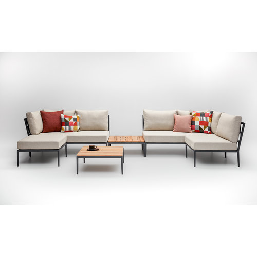 Vincent Sheppard Leo modulaire lounge sofa inclusief kussens hoek rechts