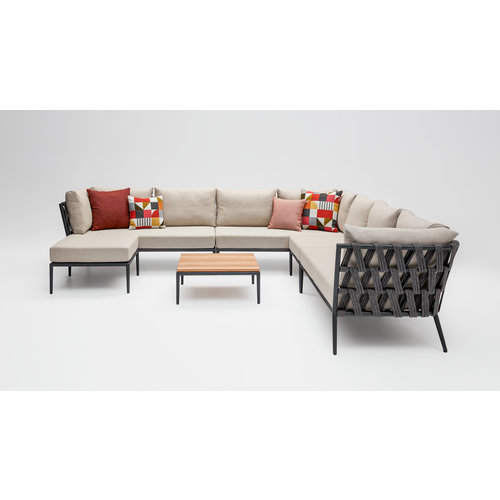 Vincent Sheppard Leo modulaire lounge sofa inclusief kussens poef