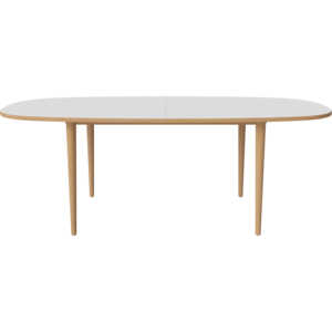 Bolia Yacht table à manger ovale aux pieds coniques en laminé