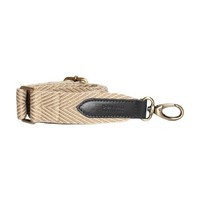 Webbing strap sand/zwart