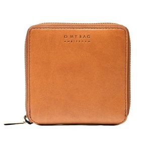 O My Bag Sonny portefeuille carré en cuir vegan pomme cognac O My Bag Sonny portefeuille carré en cuir vegan pomme cognac