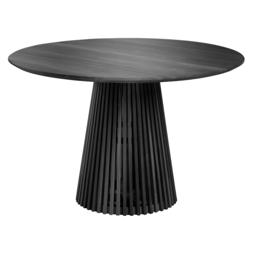 Kave Home Jeanette ronde eettafel zwart Ø 120 Kave Home Jeanette ronde eettafel zwart Ø 120