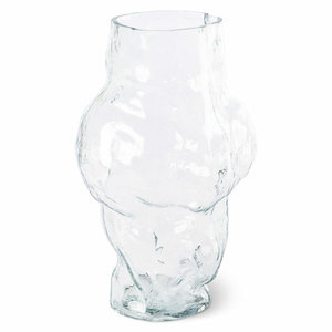 HKLiving Vase en verre nuage haut