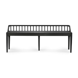 Ethnicraft Spindle banquette noire Ethnicraft Spindle banquette noire