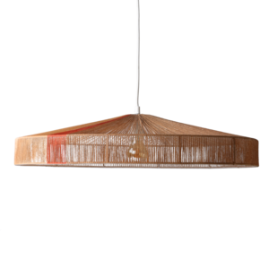 HKLiving Suspension en corde rouge