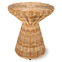 Rotan bijzettafel