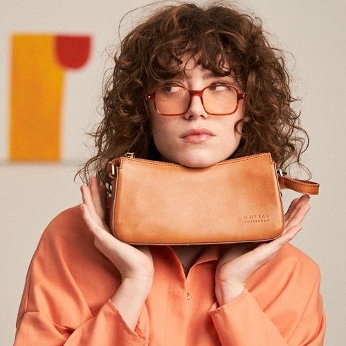 O My Bag Taylor handtas - klassiek leder cognac