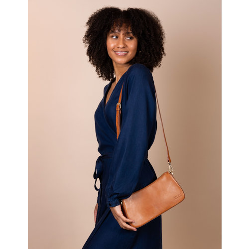 O My Bag Taylor handtas - klassiek leder cognac