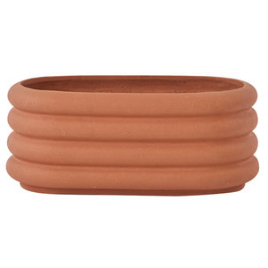 OYOY Living Design Awa pot de fleurs long terracotta OYOY Living Design Awa pot de fleurs long terracotta