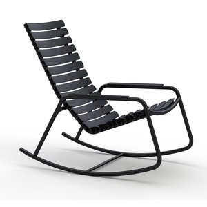 Houe ReCLIPS rocking chair avec accoudoir en aluminium