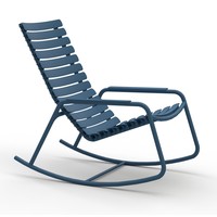 ReCLIPS schommelstoel met armleuning aluminium