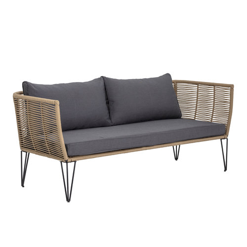 Bloomingville Mundo sofa bruin metaal