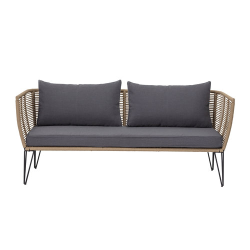 Bloomingville Mundo sofa bruin metaal