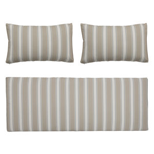 Bloomingville Housse coussin Mundo canapé vert rayé