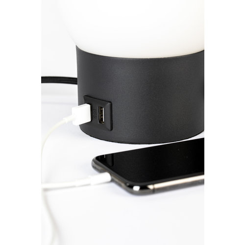 Zuiver Urban charger tafellamp  zwart