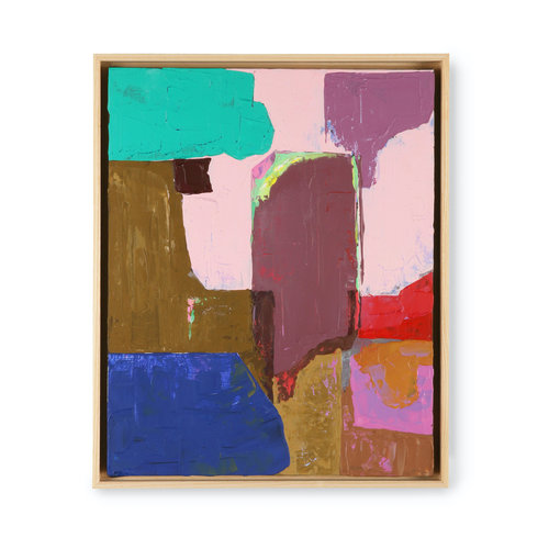 HK Living Abstract schilderij multicolour 40 x 50 HK Living Abstract schilderij multicolour 40 x 50