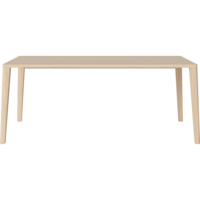 Graceful eettafel witgeolied eiken