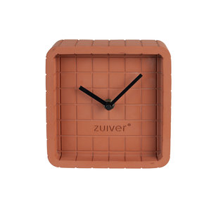 Zuiver Cute tafelklok beton terracotta