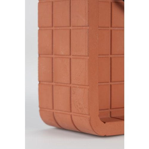 Zuiver Cute tafelklok beton terracotta