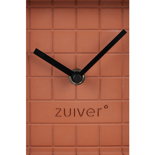 Zuiver Cute tafelklok beton terracotta