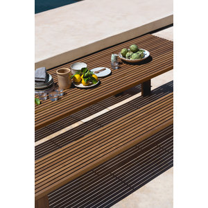 Studio Henk Element banc de jardin en iroko