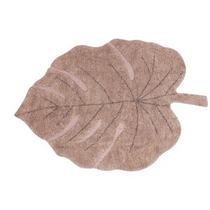 Lorena Canals Monstera tapis lavable vintage nude Lorena Canals Monstera tapis lavable vintage nude