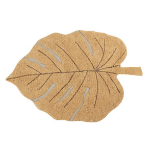 Lorena Canals Monstera tapis lavable miel Lorena Canals Monstera tapis lavable miel