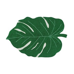 Lorena Canals Monstera wasbaar tapijt leaf