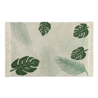 Tropical wasbaar tapijt groen