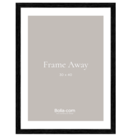 Frame away fotolijst zwart hout 30 x 40