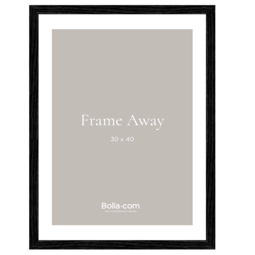 Bolia Frame away fotolijst zwart hout 30 x 40