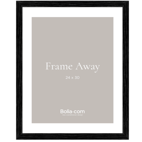 Bolia Frame away fotolijst zwart hout 24 x 30
