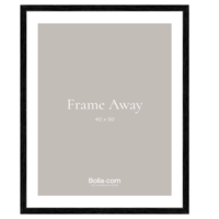 Frame away fotolijst zwart hout 40 x 50