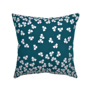 Fermob Trefle coussin bleu canard 44 x 44 cm