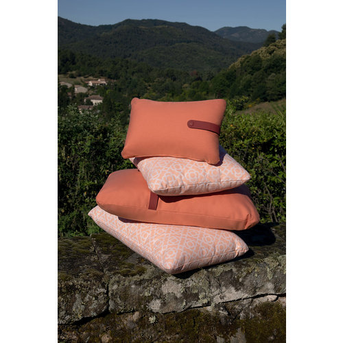 Fermob Lorette kussen rose blush 44 x 44 cm