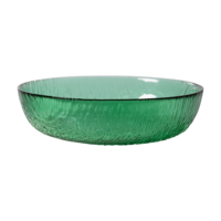 The emeralds: saladekom groen glas