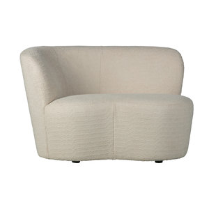 WOOOD Stone banquette bouclé crème WOOOD Stone banquette bouclé crème