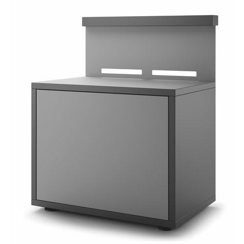 Forge Adour Buitenkeukenmodule plancha zwart en lichtgrijs staal Forge Adour Buitenkeukenmodule plancha zwart en lichtgrijs staal