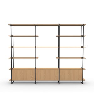Studio Henk Étagère modulaire chêne clair MC-6L
