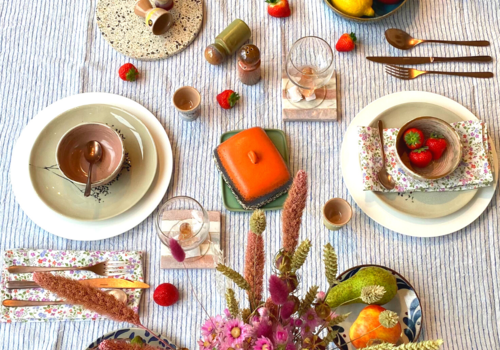 Une table colorée pour la fin de l’été !