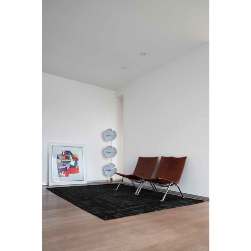 Louis De Poortere Rugs Baobab black water tapijt Structures collection