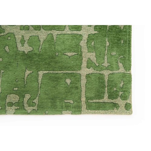 Louis De Poortere Rugs Baobab perrier's green tapijt Structures collection