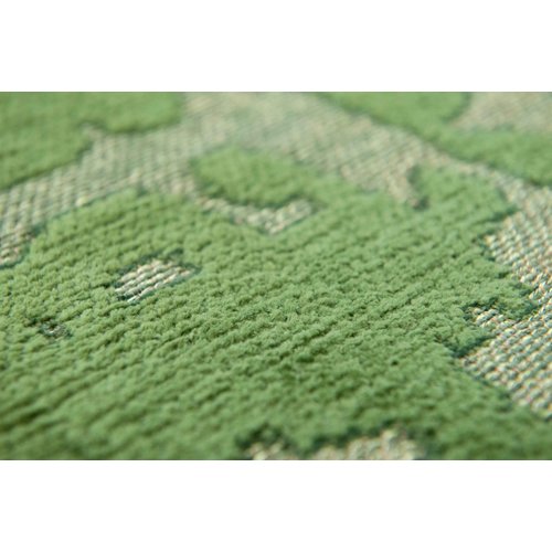 Louis De Poortere Rugs Baobab perrier's green tapijt Structures collection