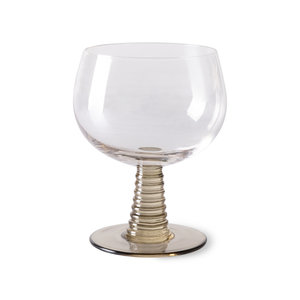 HKLiving Swirl verre bas vert HKLiving Swirl verre bas vert