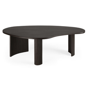 Ethnicraft Boomerang table basse 126 x 74 en acajou