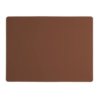 Ruca placemat rechthoekig cocoa recycl. leer