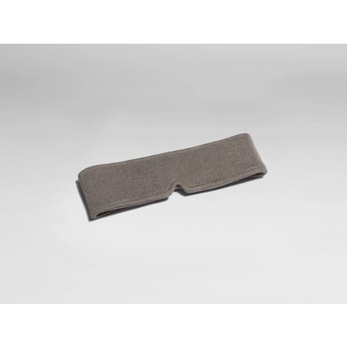 Yumeko Slaapmasker gebreid katoen taupe melange Yumeko Slaapmasker gebreid katoen taupe melange
