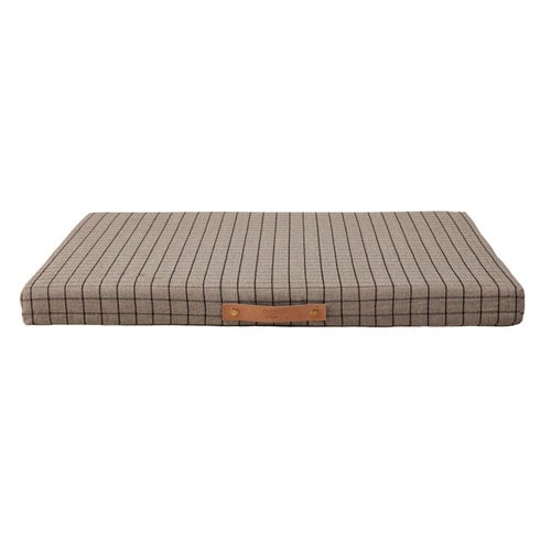 OYOY Living Design Milo Grid hondenkussen clay melange large