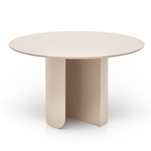 Fest Amsterdam Plateau table à manger ronde plateau sable avec cadre sable