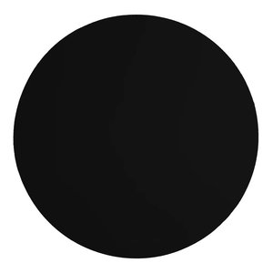 Vacavaliente SRL Ruca set de table rond noir en cuir recyclé Vacavaliente SRL Ruca set de table rond noir en cuir recyclé